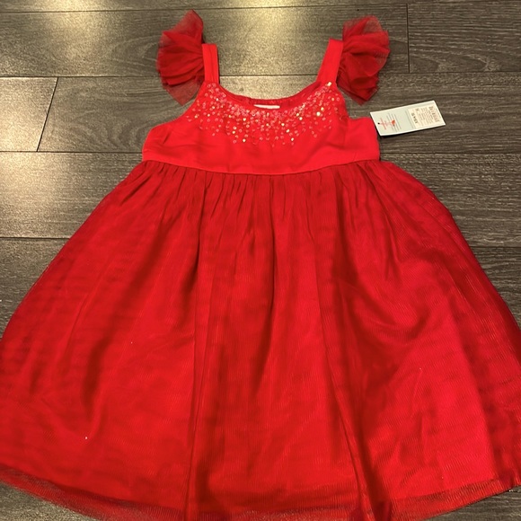 Cat & Jack Dresses Nwt Cat Jack Xs45 Red Dress Poshmark